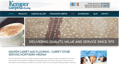 Desktop Screenshot of kempercarpet.com