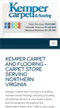 Mobile Screenshot of kempercarpet.com